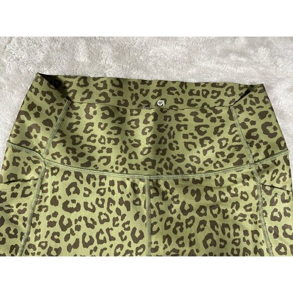 GapFit Sculpt Revolution High-Waisted Leopard Print Leggings - Size Large - Picture 5 of 12